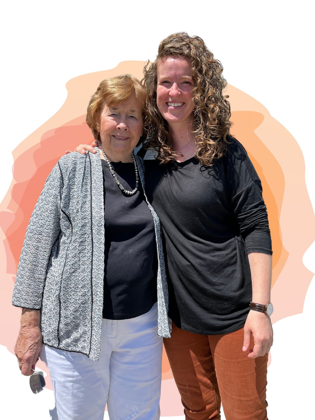 former executive director of Hunger & Health Coalition jean williamson with current executive director, elizabeth young.