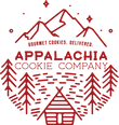 Appalachia Cookie Company mountains logo red