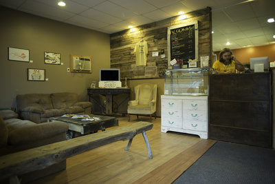 Sitting area of original Appalachia cookie company store