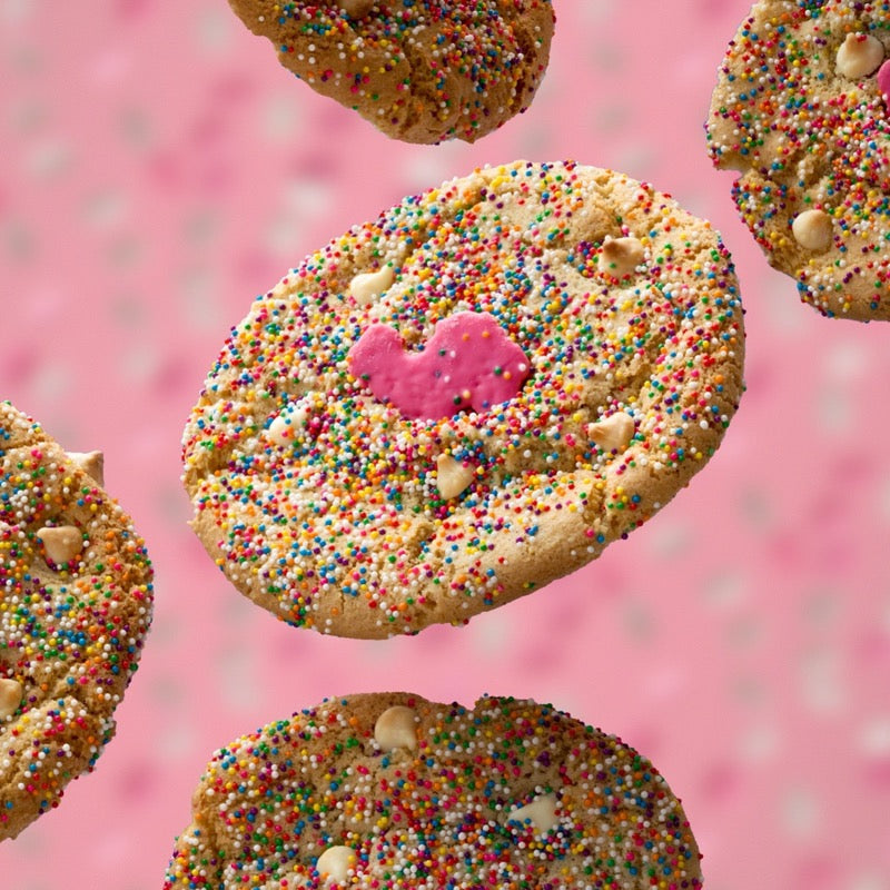 Frosted animal cracker cookie